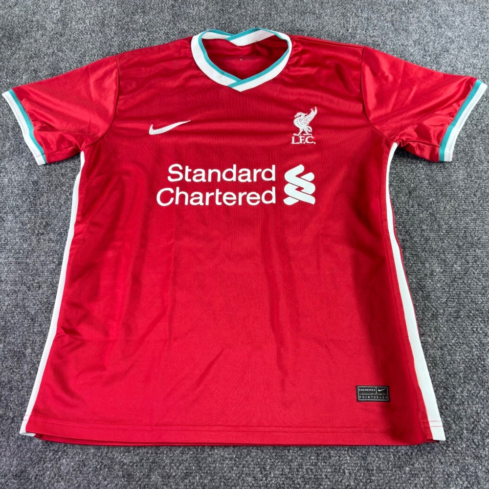 Nike Liverpool‎ FC Soccer Jersey Mens M Red Fernandez 10 2020-21 Home Kit Shirt